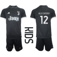 Juventus Juan Cabal #32 Tredjeställ Barn 2023-24 Korta ärmar (+ Korta byxor)